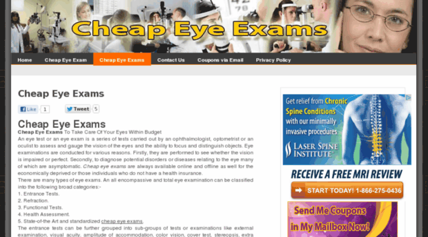 cheap-eyeexams.com