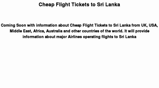 cheap-flight-tickets-to-srilanka.info