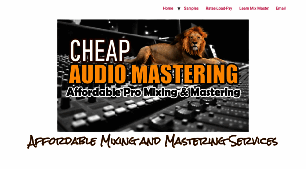 cheapaudiomastering.com