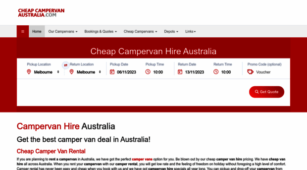 cheapcampervanaustralia.com