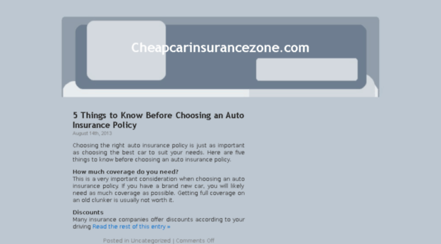 cheapcarinsurancezone.com