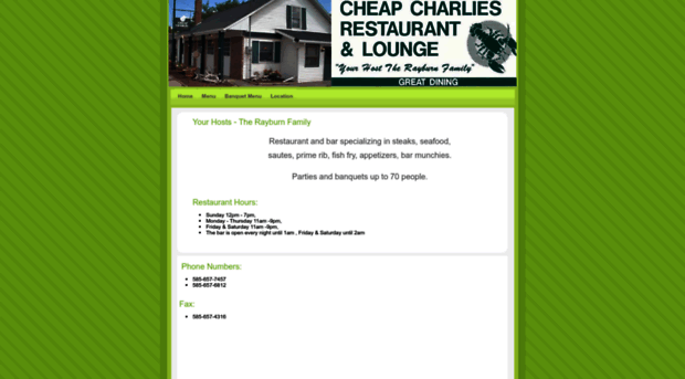 cheapcharliesrestaurant.com