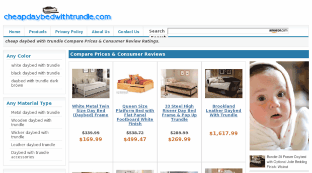 cheapdaybedwithtrundle.com