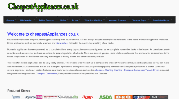 cheapestappliances.co.uk