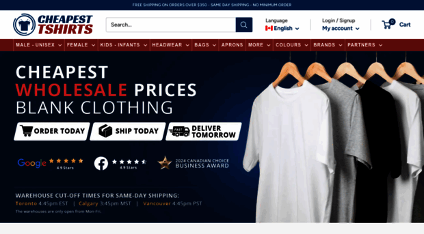 cheapesttshirts.ca