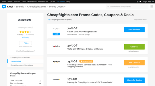 cheapflights.bluepromocode.com