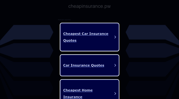 cheapinsurance.pw