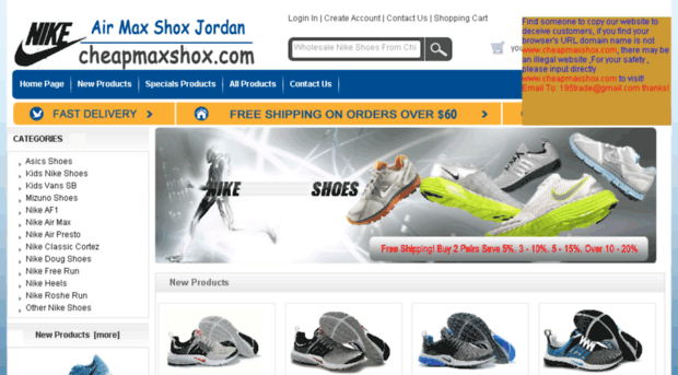 cheapmaxshox.com