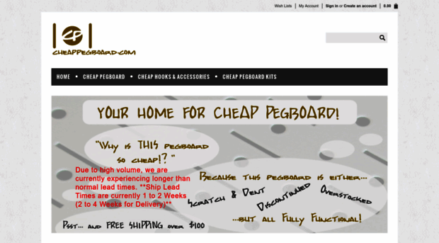 cheappegboard.com