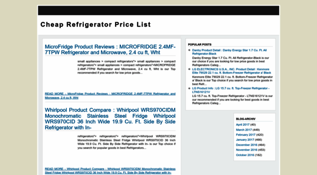 cheaprefrigeratorpricelist.blogspot.com