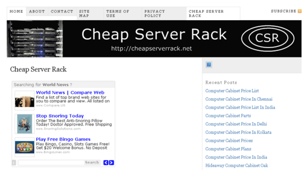 cheapserverrack.net