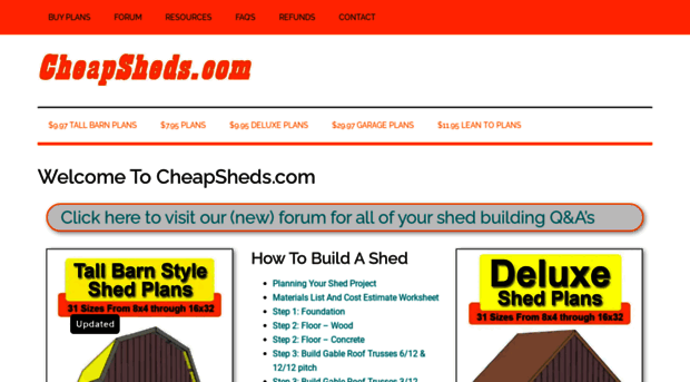 cheapsheds.com