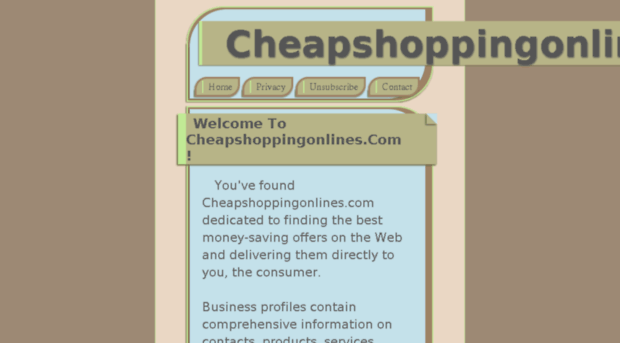 cheapshoppingonlines.com