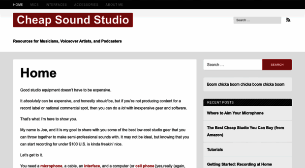 cheapsoundstudio.com