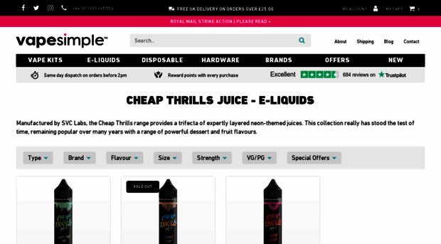 cheapthrillsjuice.co