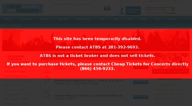 cheapticketsforconcerts.com