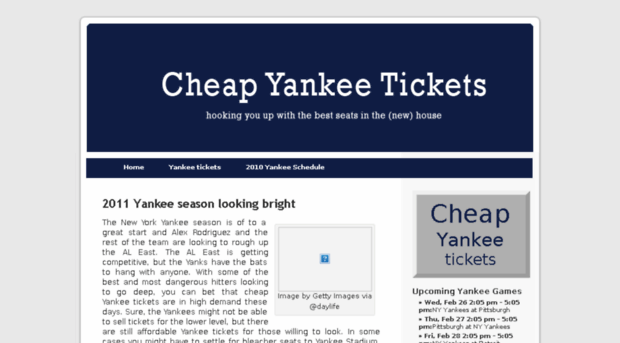 cheapyankeetickets.net