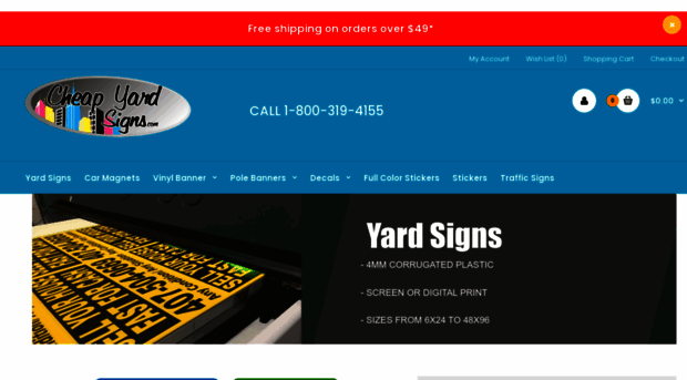 cheapyardsigns.com