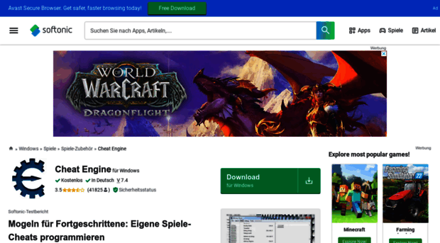 cheat-engine.softonic.de