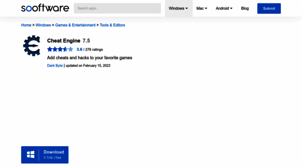 cheat-engine.sooftware.com