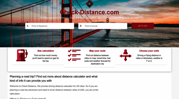 check-distance.com