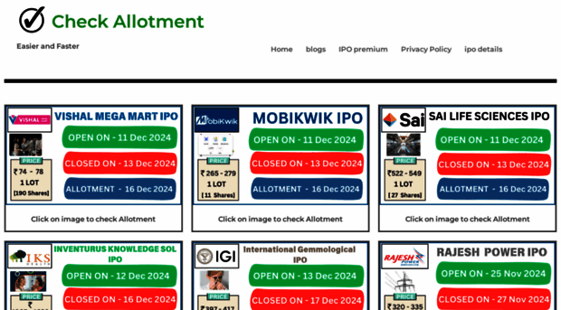 checkallotment.in