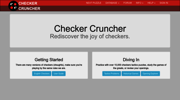 checkercruncher.com