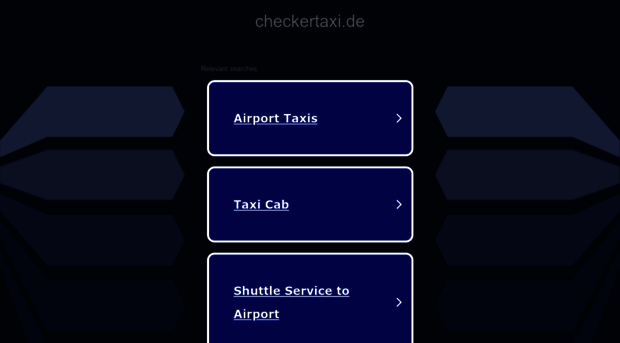 checkertaxi.de