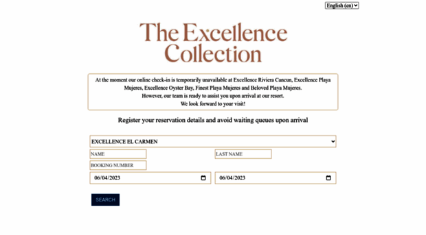 checkin.theexcellencecollection.com