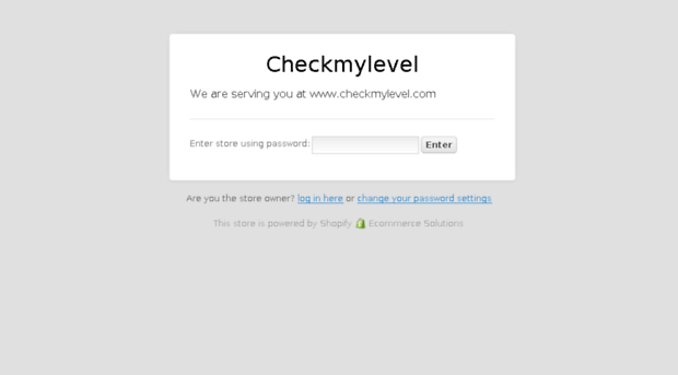 checkmylevel.myshopify.com