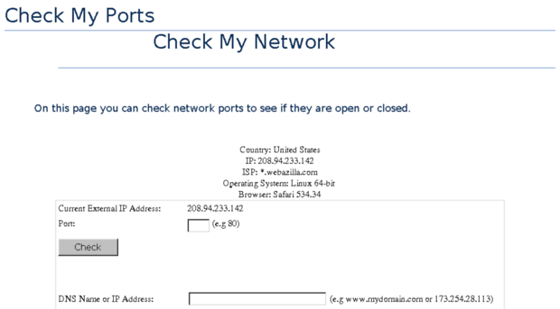 checkmyports.net