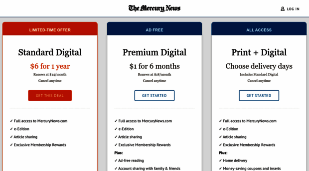 checkout.mercurynews.com