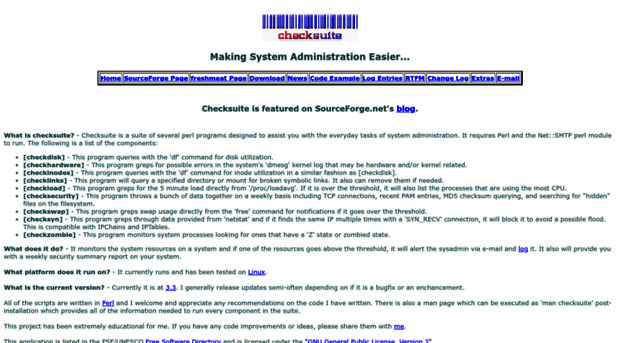 checksuite.sourceforge.net