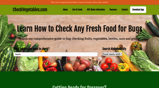 checkvegetables.com