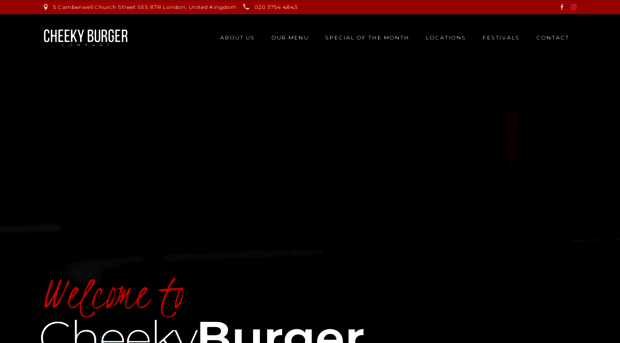 cheekyburgercompany.com
