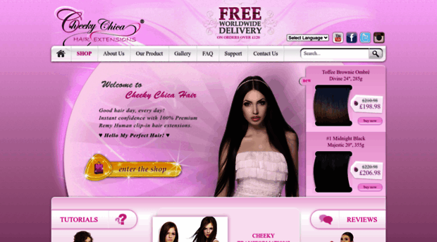 cheekychicahair.com