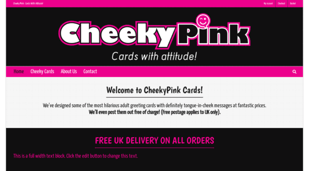 cheekypinkcards.co.uk
