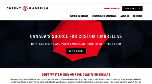 cheekyumbrella.com