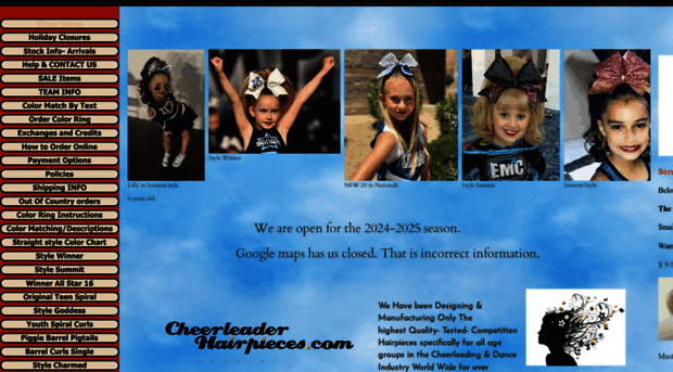 cheerleaderhairpieces.com