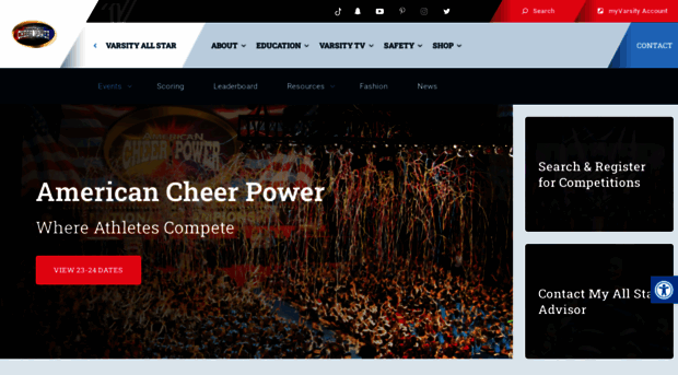 cheerpower.varsity.com