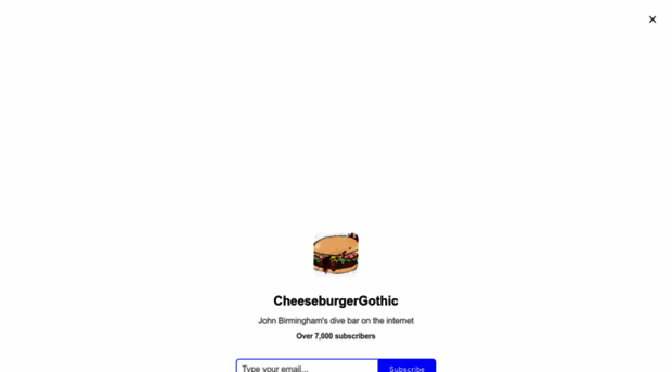 cheeseburgergothic.com