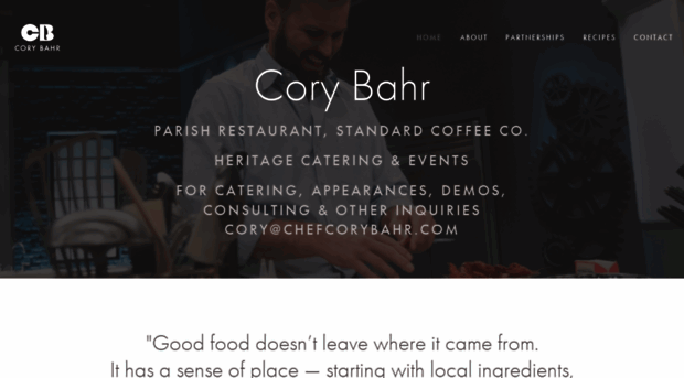 chefcorybahr.com