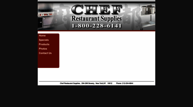 chefrestaurantsupplies.com