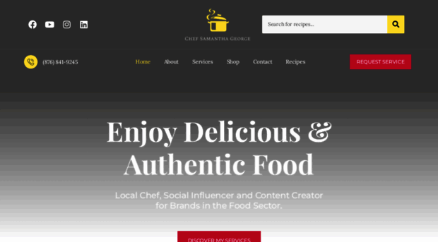 chefsamanthageorge.com