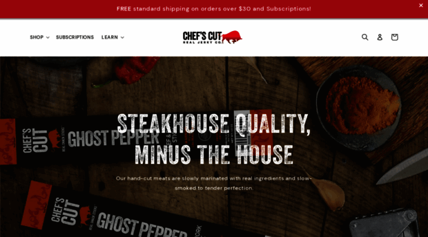 chefscutrealjerky.com