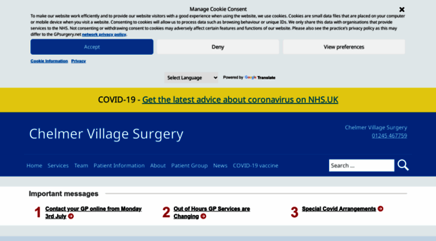 chelmervillagesurgery.nhs.uk