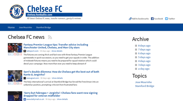 chelsea.footballio.com