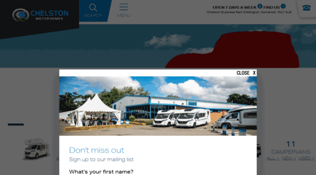 chelstonmotorhomes.co.uk