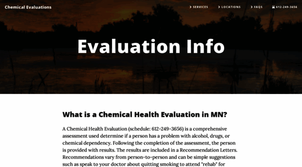 chemicalhealthevaluationsmn.com