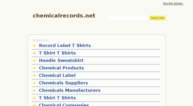 chemicalrecords.net